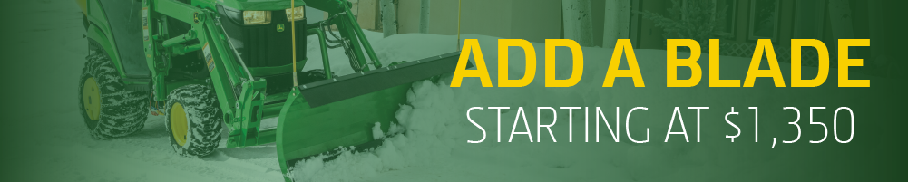 add a snow blade